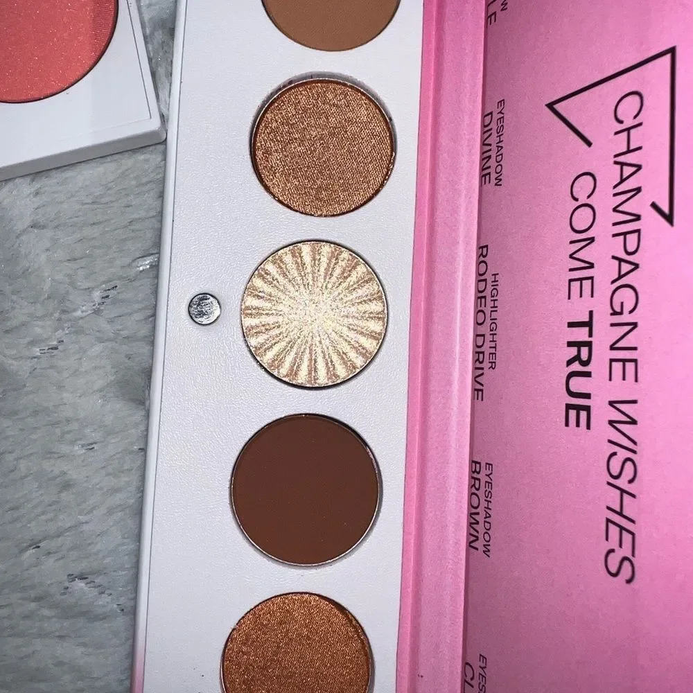 Ofra blush and eyeshadow Midi palette sitting pretty and Signature palette luxe
